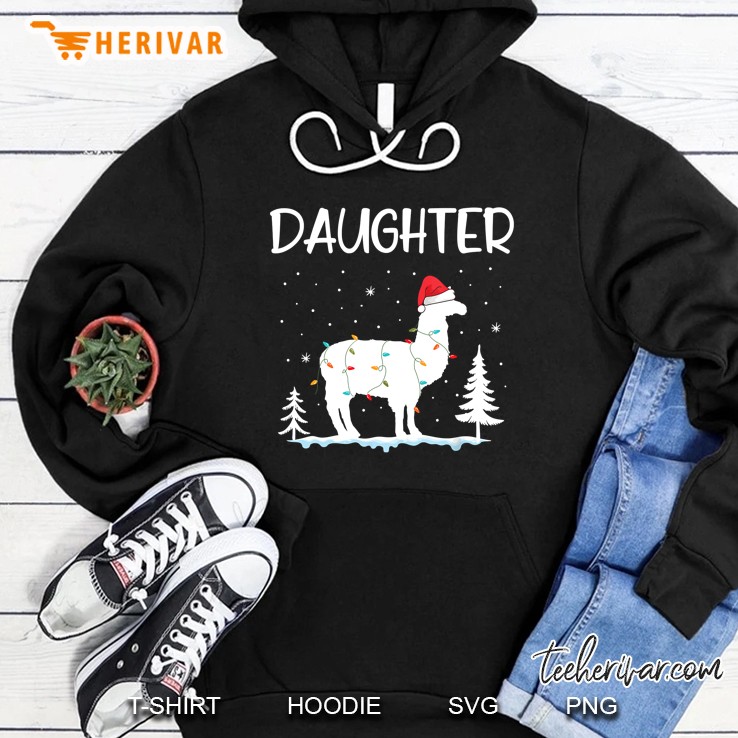 Daughter Llama Christmas Hoodie