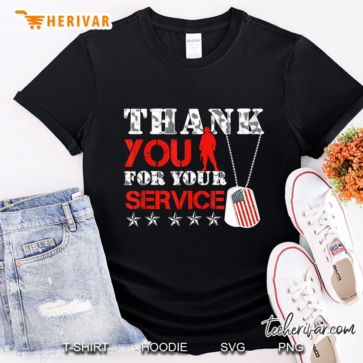 Thank You For Your Service Veterans Day Shirt