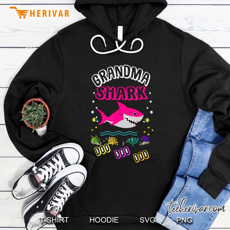 Grandma Shark Doo Doo Doo Version2 Hoodie