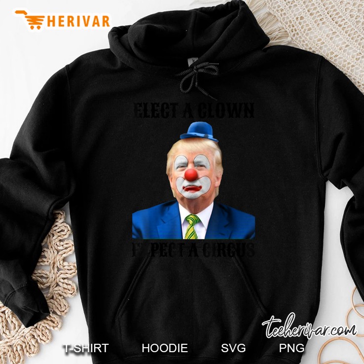 Elect A Clown Expect A Circus Funny Trump Version Hoodie