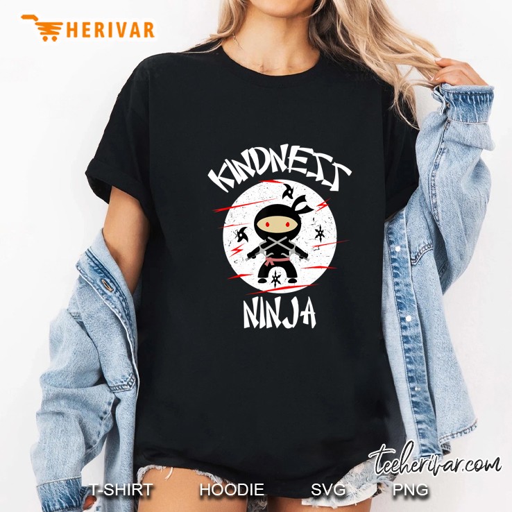 Kindness Ninja Anti Bullying Unity Day Version2 Ladies Tee