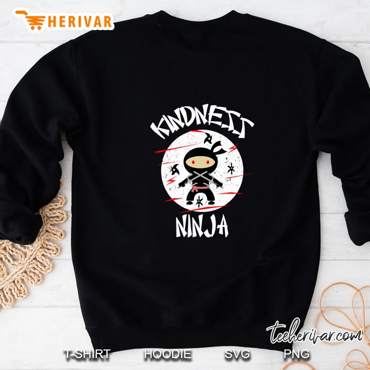 Kindness Ninja Anti Bullying Unity Day Version2 Sweatshirt