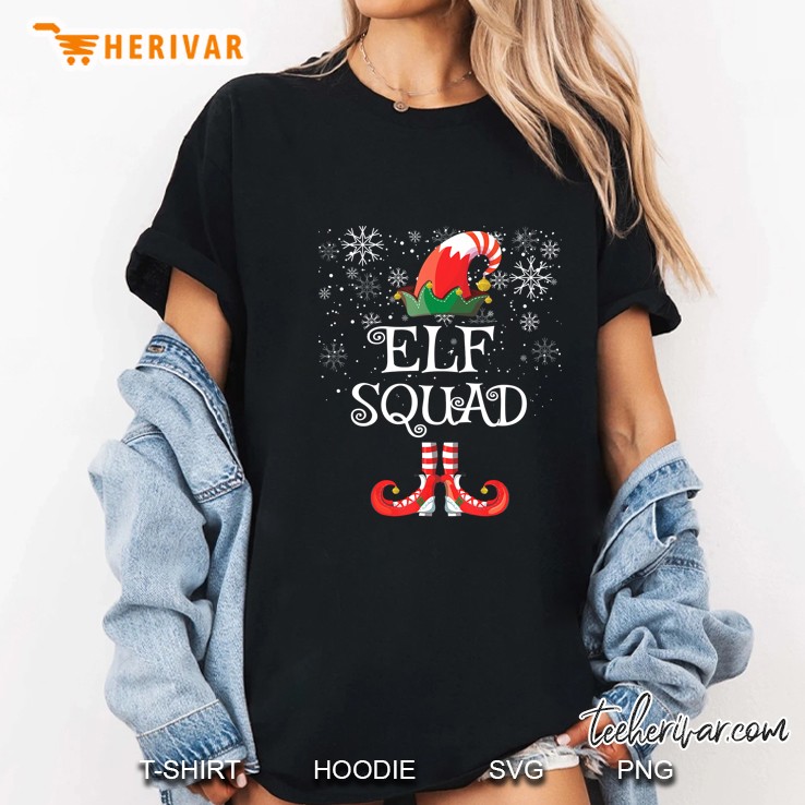 Elf Squad Christmas Ladies Tee