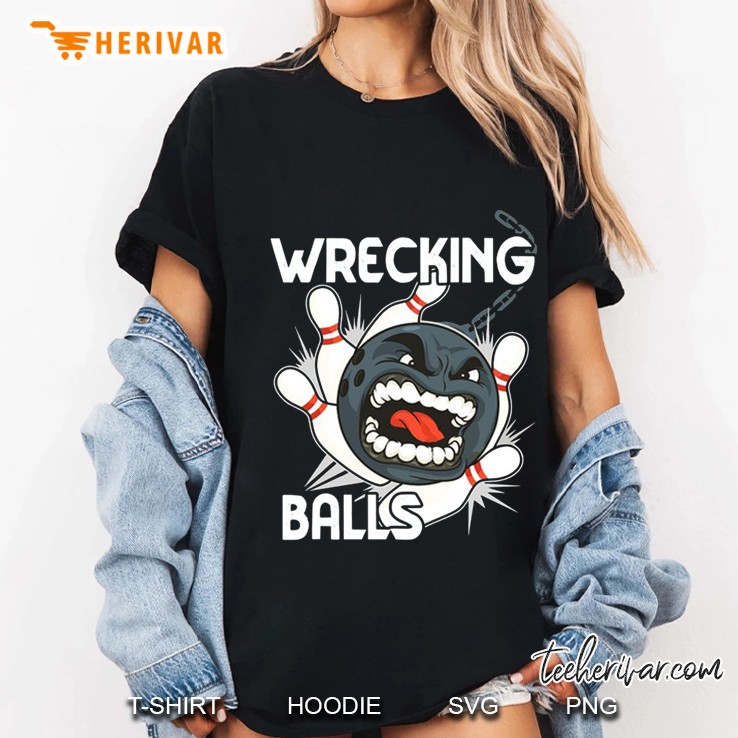 Wrecking Balls Bowling Ladies Tee