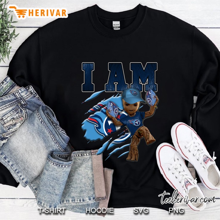 I Am Tennessee Titans Groot Version2 Sweatshirt