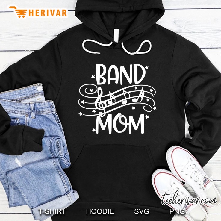 Band Mom Music Notes Hoodie