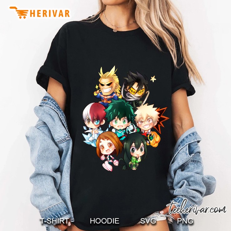 My Hero Academia Chibi Characters Version2 Ladies Tee