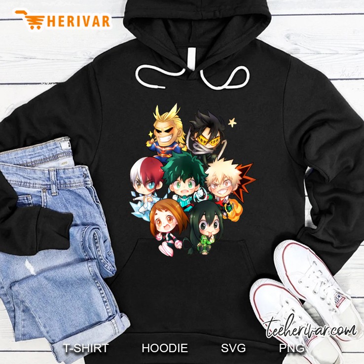 My Hero Academia Chibi Characters Version2 Hoodie