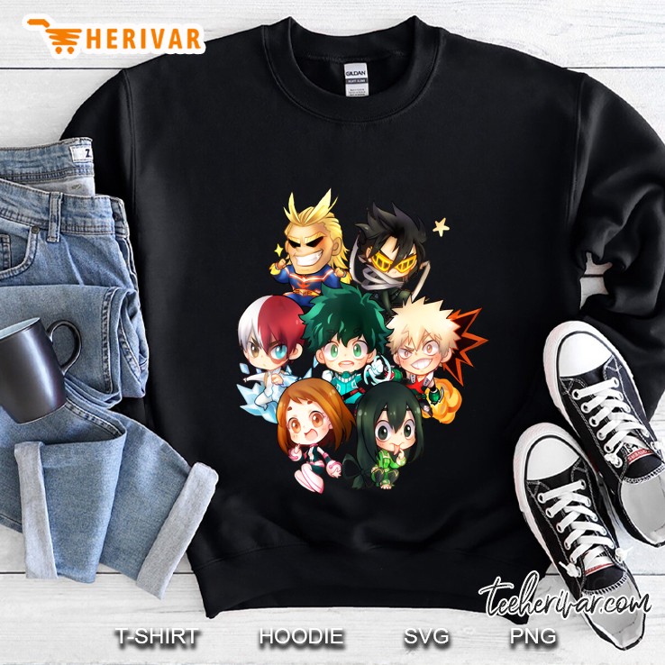 My Hero Academia Chibi Characters Version2 Sweatshirt