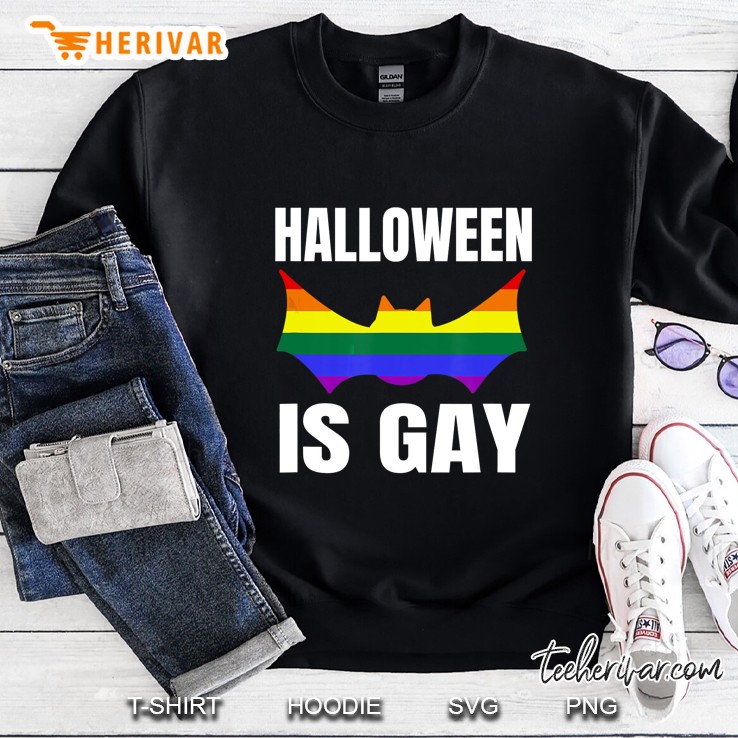 Halloween Is Gay LGBT Pride Sweatshirt