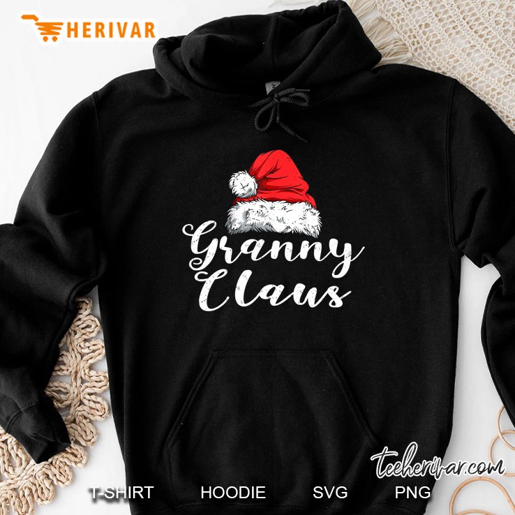 Granny Claus Santa Hat Christmas Hoodie