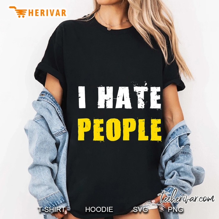 I Hate People Ladies Tee