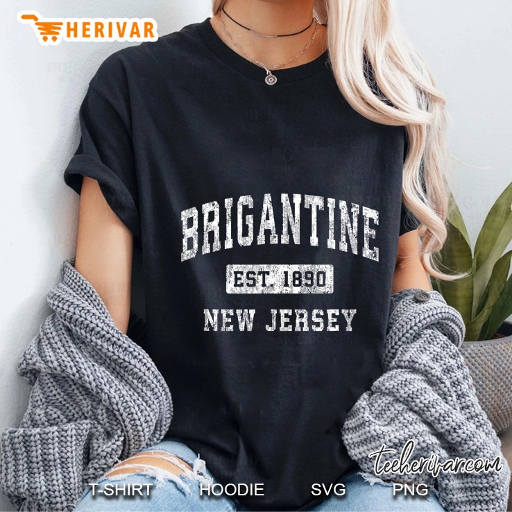 Brigantine Est 1890 New Jersey Ladies Tee