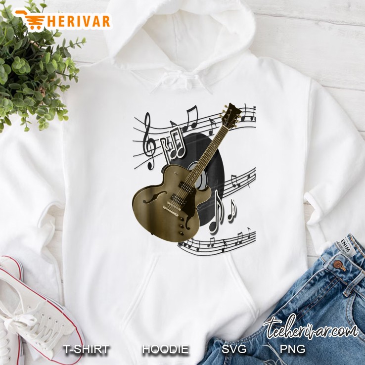Guitar Vintage Guitarrists Guitarplayer Hoodie