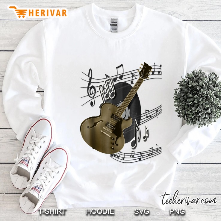 Guitar Vintage Guitarrists Guitarplayer Sweatshirt