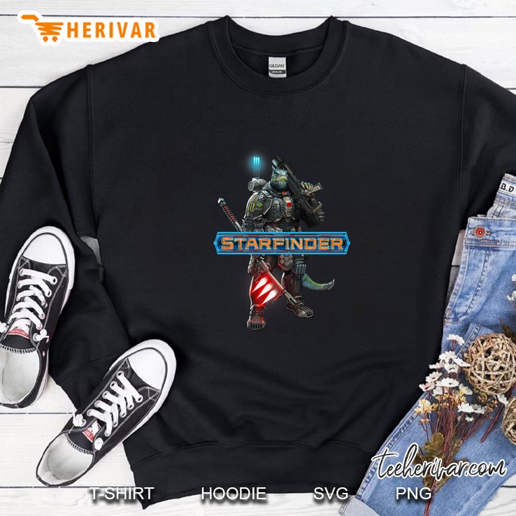 Starfinder Raia The Technomancer Front Black Version Sweatshirt