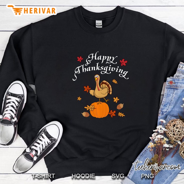Happy Thanksgiving Day Pumpkin Version Sweatshirt