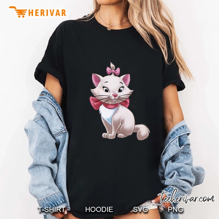 Marie Cat Cartoon Aristocats Kitty Ladies Tee