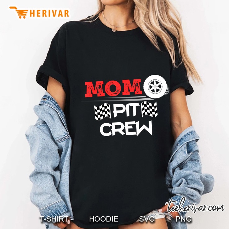Mom Pit Crew Version2 Ladies Tee