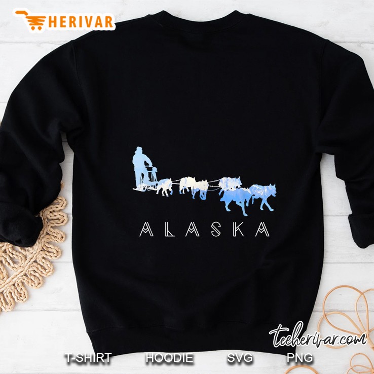 Alaska Sled Dogs Mushing Sweatshirt