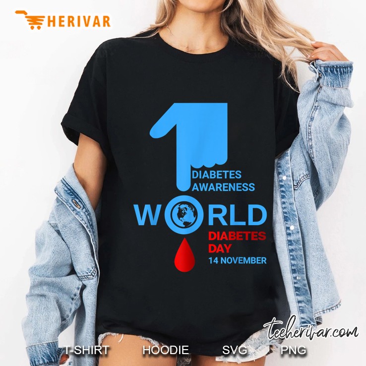 Diabetes Awareness World Diabetes Day 14 November Ladies Tee