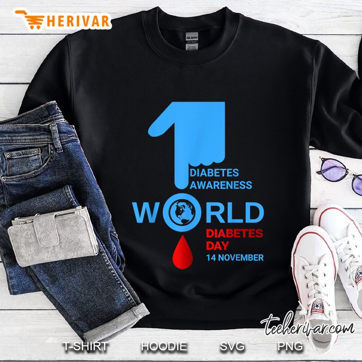 Diabetes Awareness World Diabetes Day 14 November Sweatshirt