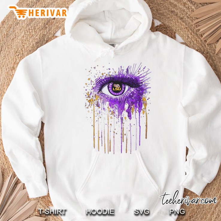 LSU Tigers Tigers Eye White Version Hoodie