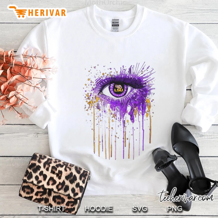 LSU Tigers Tigers Eye White Version Sweatshirt