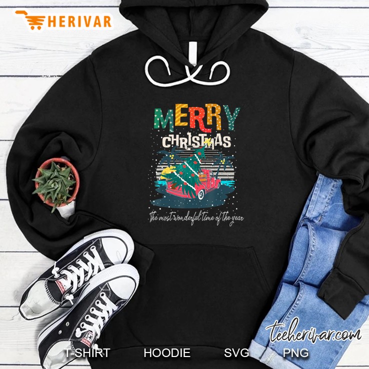 Merry Christmas The Most Wonderful Time Of The Year Hoodie