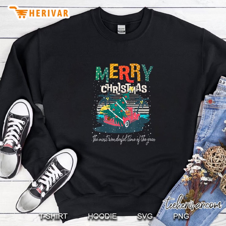 Merry Christmas The Most Wonderful Time Of The Year Sweatshirt