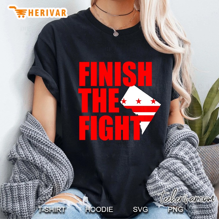 Finish The Fight Washington Baseball Version2 Ladies Tee