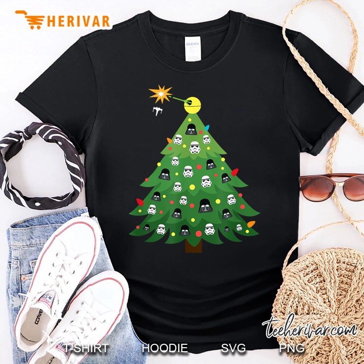 Star Wars Darth Vader Stormtrooper Christmas Tree Shirt