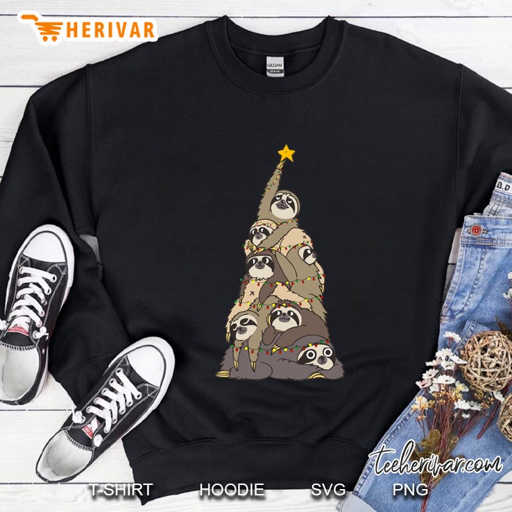 Sloth Christmas Tree Sweatshirt