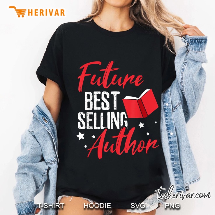 Future Best Selling Author Black Version Ladies Tee
