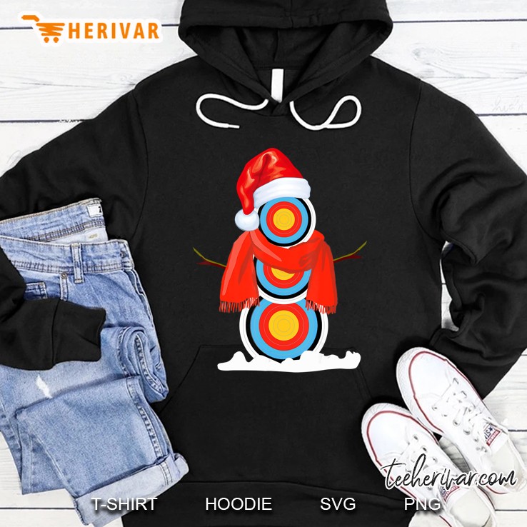 Snowman Archery Christmas Hoodie