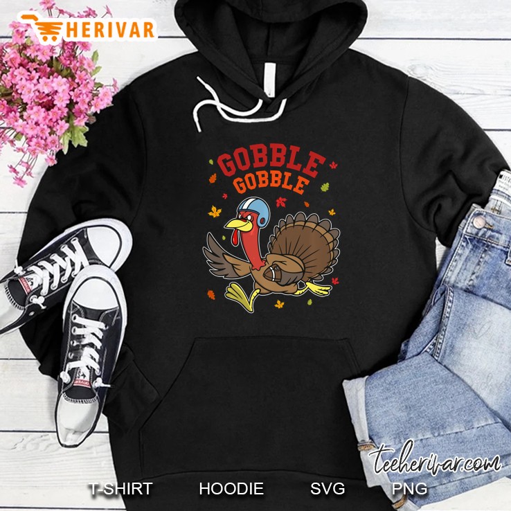 Turkey Bowl Football Gobble Funny Thanksgiving Sports Hoodie
