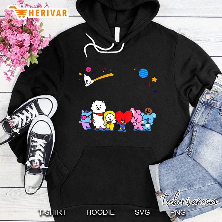 BT21 BTS Cute Chibi Hoodie