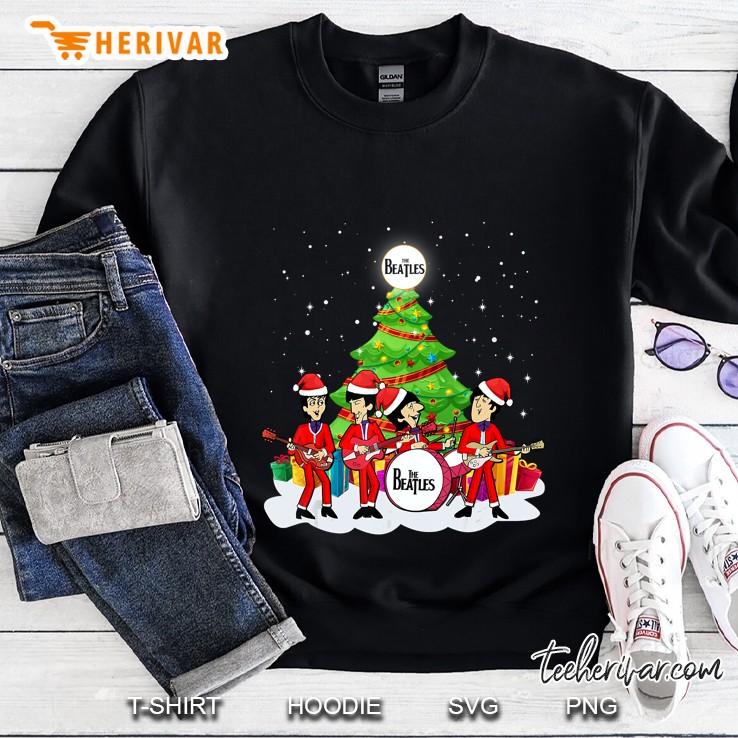 The Beatles Santa Costume Christmas Version Sweatshirt