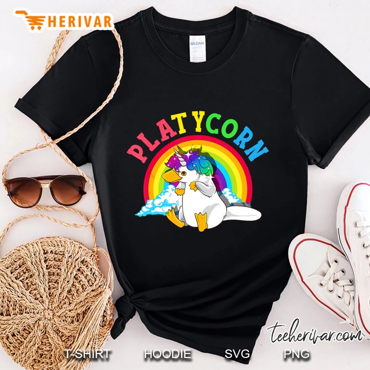 Platycorn Rainbow Unicorn Platypus Shirt