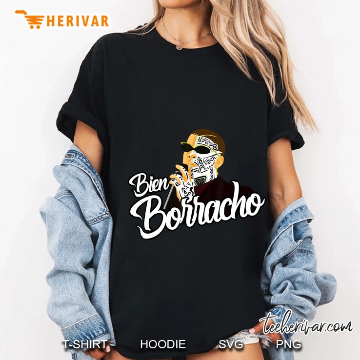 Bien Borracho Bad Bunny Skeleton Ladies Tee
