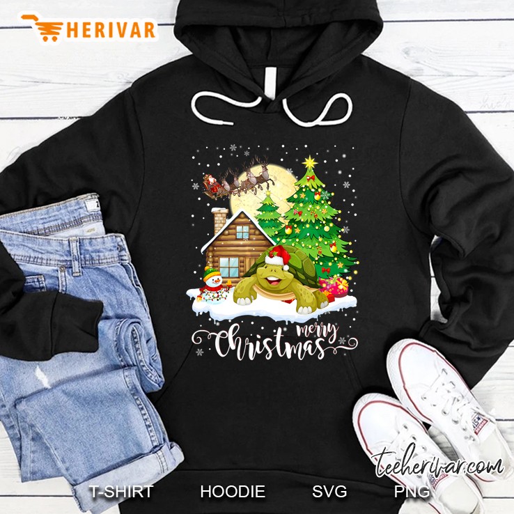 Merry Christmas Cute Tortoise Version Hoodie