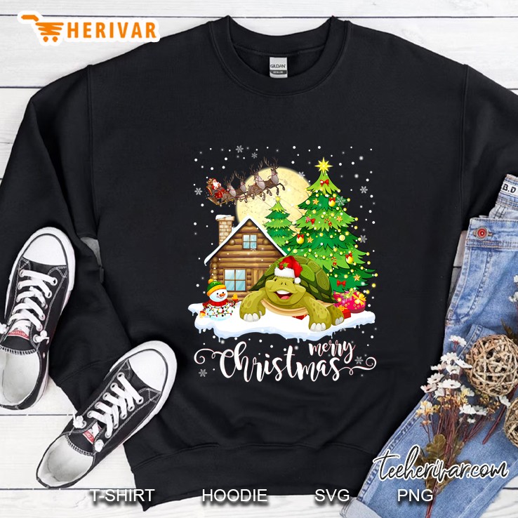 Merry Christmas Cute Tortoise Version Sweatshirt