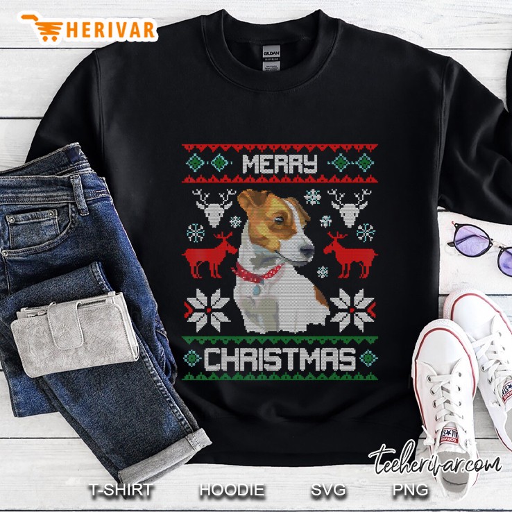 Merry Christmas Jack Russell Terrier Sweatshirt