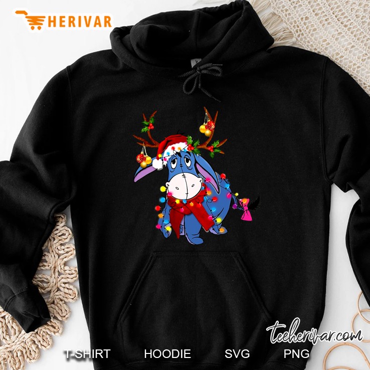 Eeyore Reindeer Winnie The Pooh Christmas Hoodie