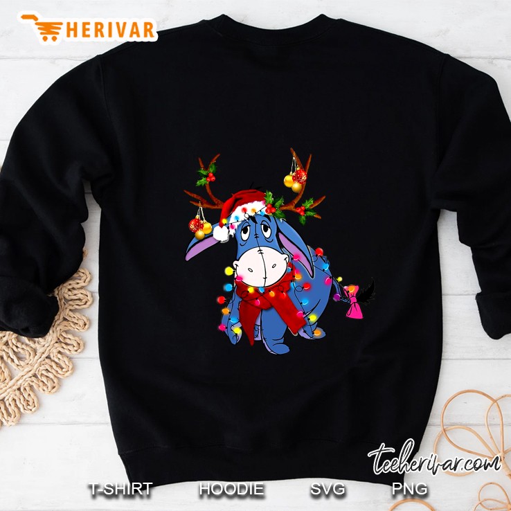 Eeyore Reindeer Winnie The Pooh Christmas Sweatshirt
