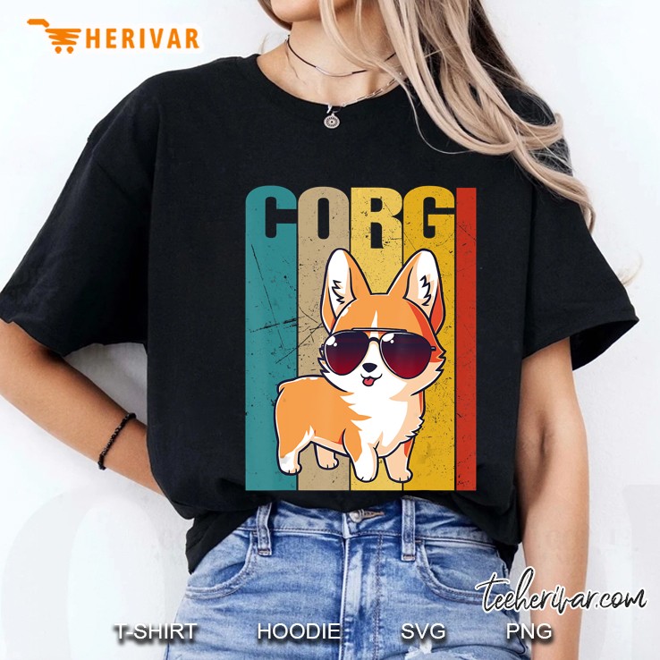 Corgi Lovers Vintage Version Ladies Tee