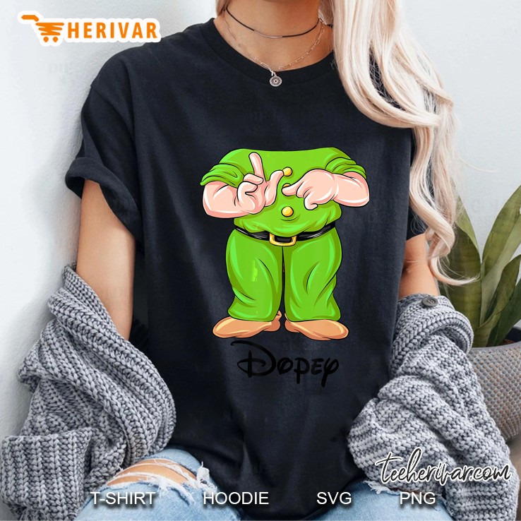 Dopey Dwarf Halloween Costume Ladies Tee