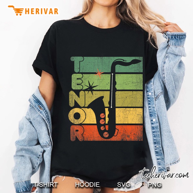 Tenor Saxophone Vintage Version Ladies Tee