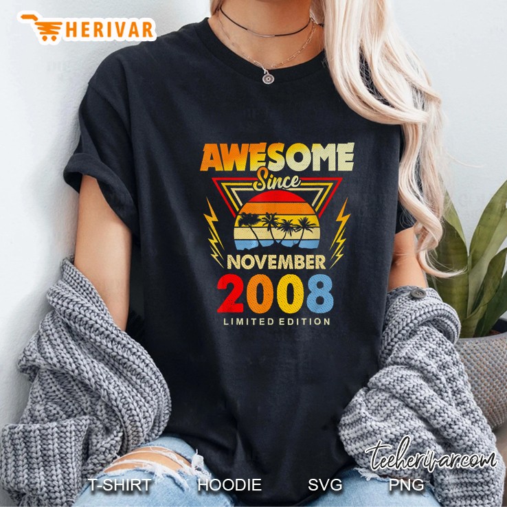 Awesome Since November 2008 Limited Edition Vintage Version Ladies Tee