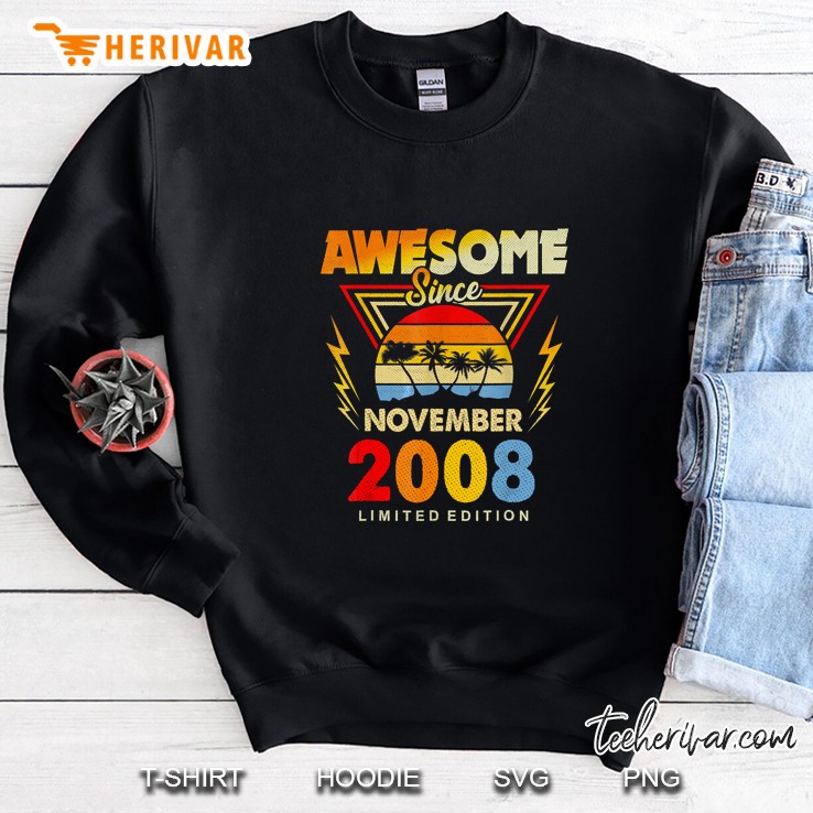 Awesome Since November 2008 Limited Edition Vintage Version Sweatshirt